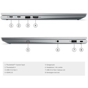 Lenovo ThinkPad X1 Yoga Gen 6 20XY0043MZ 35,6 cm (14 Zoll) Touchscreen Umrüstbar 2 in 1 Notebook - WQUXGA - 3840 x 2400 - 