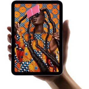 Apple iPad mini (6th Generation) A2567 Tablet - 8.3" - Apple A15 Bionic Hexa-core - 4 GB - 256 GB Storage - iPadOS 15 - Pu