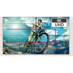 LCD Digital Signage LG 55VH7J-H 1397 mm - Energy Star - 1920 x 1080 - Direct LED - 700 cd/m² - 1080p - USB - HDMI - DVI - 