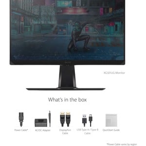 ViewSonic ELITE XG321UG 32 Inch 4K IPS 144Hz Gaming Monitor with G-Sync, Mini LED, Nvidia Reflex, HDR1400, Advanced Ergono