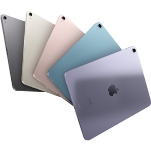 Apple iPad Air (5th Generation) A2588 Tablet - 10.9" - Apple M1 - 8 GB - 64 GB Storage - iPadOS 15 - Starlight - M1 Octa-c