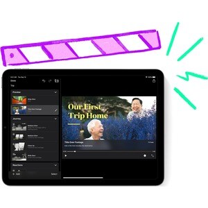 Apple iPad Air (5th Generation) Tablet - 27.7 cm (10.9") - Apple M1 - 8 GB - 64 GB Storage - iPadOS 15 - Space Gray - M1 O