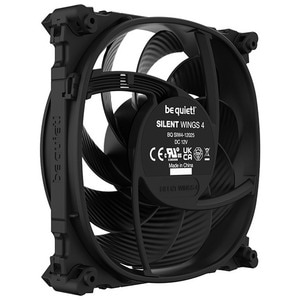 Ventilateur be quiet! Silent Wings 4 - Radiateur, Boîtier - 120 mm Maximum Fan Diameter - 1 x Fan(s) - 130,31m³/h Maximum 