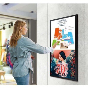 Samsung QM55B-T Digital Signage Display - 55" LCD - Vertical Alignment (VA) - Touchscreen - 24 Hours/7 Days Operation Cort