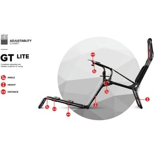 Next Level Racing GT Lite Simulationscockpit - Stoff