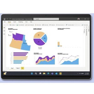 Microsoft Surface Pro 9 Tablet - 13" - SQ3 - 16 GB RAM - 256 GB SSD - Windows 11 Pro - 5G - Platinum - 2880 x 1920 - Pixel