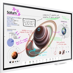 Samsung Flip Pro WM55B 1397 mm 4K UHD LCD Exibição de colaboração - Cortex A72 1,70 GHz - 3,50 GB DDR4 SDRAM - Infravermel