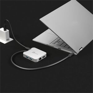 j5create Elite JCD391-N 5 Port(s) USB Type C Docking Station for Notebook, Keyboard, Mouse, Flash Drive, TV, MacBook - Cha
