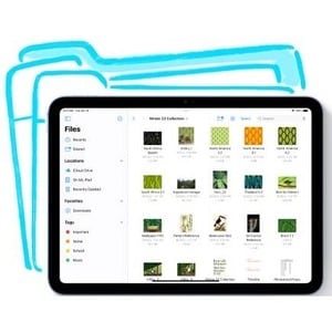 Apple iPad (10th Generation) A2696 Tablet - 10.9" - 64 GB Storage - iPadOS 16 - Blue - A14 Bionic Hexa-core (6 Core) - 236