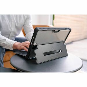 STM Goods Dux Shell Rugged Case for Microsoft Surface Pro 9, Surface Pro 10, Surface Pro 11 Tablet - Black - Drop Resistan