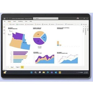 Microsoft Surface Pro 9 Tablet - 33 cm (13") - Intel - 16 GB - 1 TB SSD - Windows 11 Home - Platinum - Core i7 12th Gen De