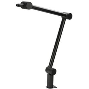 CHERRY Mounting Arm for Microphone - Black - Height Adjustable - 1.50 kg Load Capacity - Aluminium