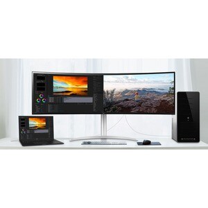 Monitor LCD LG Ultrawide 49WQ95C-W 1244,6 mm (49") Class Dual Quad HD (DQHD) Schermo curvo - 32:9 - 124,5 cm (49") Viewabl