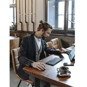 CHERRY KW 9200 MINI Keyboard - Wired/Wireless Connectivity - USB Type C Interface - English (Euro) - Black - SX Keyswitch 