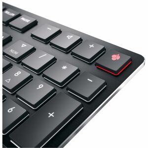 CHERRY KW X ULP Keyboard - Wired/Wireless Connectivity - USB Type A Interface - RGB LED - English (US) - Black - Mechanica