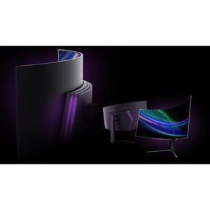 LG UltraGear 45GR95QE-B 45" (114.3 cm) Class UW-QHD Curved Screen Gaming OLED Monitor - 21:9 - Black - 44.5" (113 cm) View