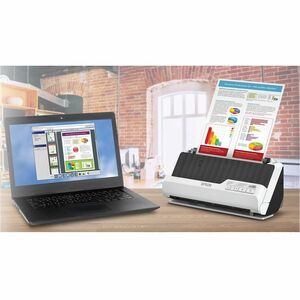 Epson DS-C490 Sheetfed Scanner - 600 dpi Optical - 10-bit Color - 40 ppm (Mono) - 40 ppm (Color) - Duplex Scanning - USB