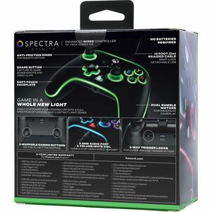 PowerA Spectra Infinity Enhanced Wired Controller for Xbox Series X|S - Cable - Xbox Series S, Xbox Series X - 3.05 m Cable