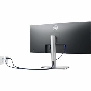 Dell P3424WE 34 Zoll Class UW-QHD Gekrümmter Bildschirm LED-Monitor - 21:9 Format - Schwarz, Silber - 86,6 cm (34,1 Zoll) 