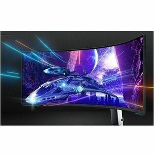 Samsung Odyssey Neo G9 S57CG952NU 57 Zoll Klasse DUHD Gekrümmter Bildschirm Gaming-LED-Monitor - 32:9 Format - Schwarz, We
