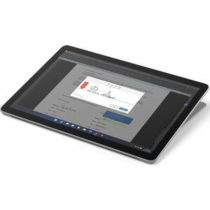 Microsoft Surface Go 4 Tablet - 10.5" - 8 GB - 128 GB Storage - Windows 11 Pro - Platinum - Quad-core (4 Core) N200 - micr