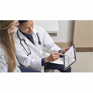 Microsoft Surface Go 4 Tablet - 10.5" - 8 GB - 256 GB Storage - Windows 11 Pro - Platinum - Quad-core (4 Core) N200 - micr