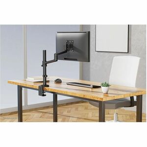 Neomounts Mounting Arm for Monitor, Display Screen, LCD Display - Black - Height Adjustable - 1 Display(s) Supported - 43.