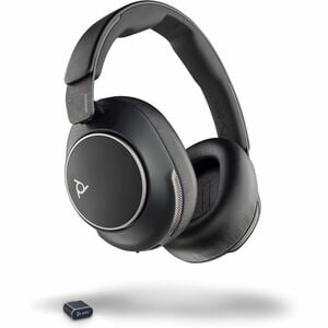 Poly Voyager Surround 80 UC Kabel/Kabellos Über das Ohr, Kopfbügel, Auf den Ohren Stereo Headset - Schwarz - Microsoft-Tea