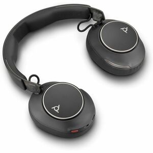 Poly Voyager Surround 80 UC Kabel/Kabellos Über das Ohr, Kopfbügel, Auf den Ohren Stereo Headset - Schwarz - Microsoft-Tea