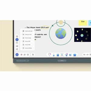 BenQ Board Pro RP7504 1905 mm 4K UHD LCD Collaboration Display - ARM - 8 GB - Touchscreen - 16:9 Seitenverhältnis - 3840 x
