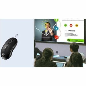 Adesso Air Mouse Wireless Multifunctional Presenter Mouse - Travel Mouse - Laser - Wireless - 100 ft - Radio Frequency - 2