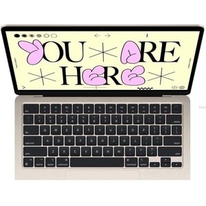 Apple MacBook Air MXCU3HN/A 34.54 cm (13.60") Notebook - Apple M3 - 16 GB - 512 GB SSD - English (US) Keyboard - Starlight