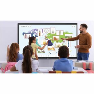 Optoma Creative Touch 5863RK 4K UHD LCD Collaboration Display - Cortex A76 + A55 - 8 GB - Infrared (IrDA) - Touchscreen - 