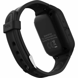 TCL MOVETIME MT40X Smartwatch - 45 mm Case Height - Kinder - Schwarz Body Color - Gummi Band Material - Wireless LAN - 4G 