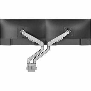 Neomounts NEXT Slim Mounting Arm for Display Screen, Flat Panel Display, Curved Screen Display, Monitor - Silver - Height 