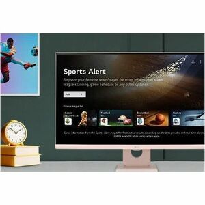LG MyView 27SR50F-P 27" Class Full HD Smart LCD Monitor - 16:9 - Pink - 27" Viewable - In-plane Switching (IPS) Technology
