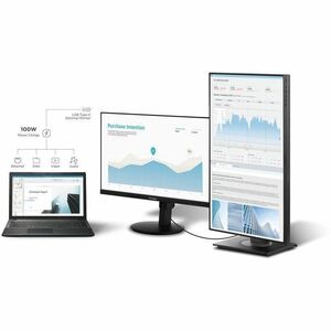 ViewSonic VG2709U-2K 27" Class LED Monitor - 68.6 cm (27") Viewable - LED Backlight - 350 cd/m² - 5 ms - 100 Hz Refresh Ra