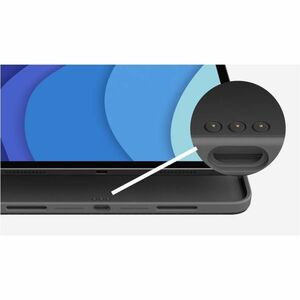 Logitech Combo Touch 键盘/机套 用于 27.9 cm (11") Apple 平板 - 中文 键盘 - 灰 - 防刮, 耐刮擦 - 铝, 布料 Body - 254.1 毫米 高度 x 189.4 毫米 宽度 x 13.5