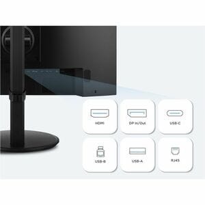 ViewSonic VG2409U-2 24" Class Full HD LED Monitor - 61 cm (24") Viewable - LED Backlight - 1920 x 1080 - 300 cd/m² - 5 ms 