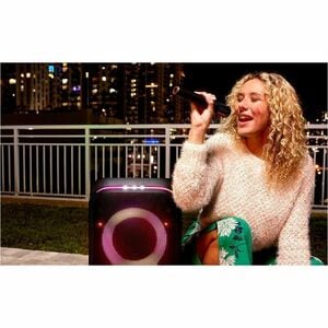 JBL PartyBox Wireless Dynamic Microphone for Singing, Indoor, Outdoor, Speaker, Voice, Vocals - Black - RF - 50 Hz to 15 k