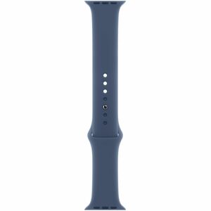 Apple Watch SE Smart Watch - 44 mm Case Height - 38 mm Case Width - Silver Case Color - Denim Band Color - Aluminium Case 