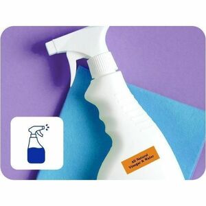 Brother P-touch BTAG-233 Blue on White Label Tape - x 15/32"" (12 mm) Width x 13 1/8 ft (4 m) Length - Blue on White - Pla