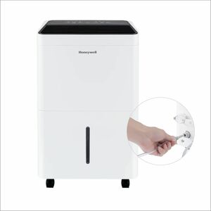 Honeywell TPFIT50PWK Dehumidifier - 1.75 gal Tank - 4000 Sq. ft. - White