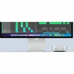 Mac Mini - Silver - M4 (10C CPU / 10C GPU) - 16GB unified memory - 256GB SSD - 1 Gigabit Ethernet (Keyboard and Mouse Sold
