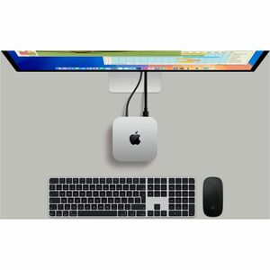 Apple Mac mini Desktop Computer - Apple M4 - 16 GB - 1 TB SSD - Mini PC - Silver - Apple M4 Chip - macOS Sequoia - Apple D