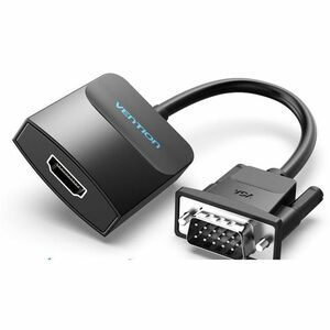 Vention ACN A/V Adapter - 1 x 15 pin HD-15 VGA - Male - 1 x HDMI Digital Audio/Video - Female, 1 x Mini-Phone audio - Fema
