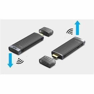 Vention Video Extender Transmitter/Receiver - Wireless - 40 m Range - 2 x USB - 1080p - Full HD - Display, Computer, Noteb