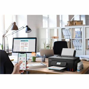 Canon PIXMA G3590 Wired & Wireless MegaTank Inkjet Multifunction Printer - Colour - Black - Copier/Printer/Scanner - 4800 