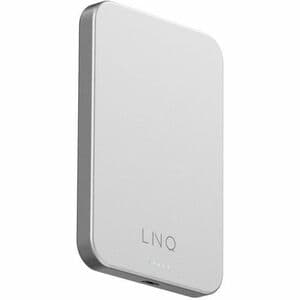 LinQ ProCharge Power Bank - Metallic - For Smartphone, iPhone - 1 x Type-C 20W - 5000 mAh - 2 x USB - Metallic