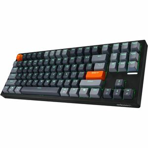 Adesso EasyTouch 1100 Keyboard - Wired/Wireless Connectivity - Bluetooth/RF - 2.40 GHz - USB Interface - RGB LED - 88 Key(